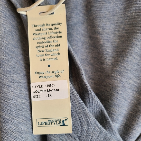 Westport Lifestyle: Big and Tall, Men's Quarter Zip, Pullover Vest, Size: 2XL - Picture 8 of 8